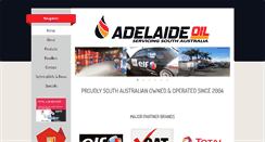 Desktop Screenshot of adelaideoil.com